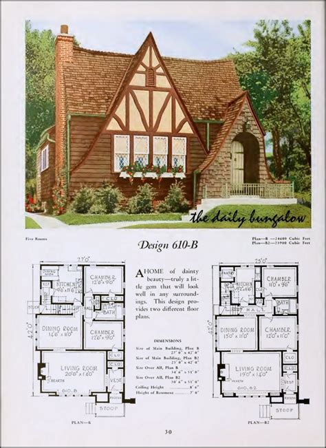 1920s tudor house plans.